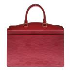 LOUIS VUITTON ルイヴィトン エピ リヴィエラ レザーハンドバッグ レッド M48187