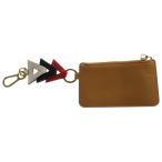 LOEWE ロエベ アナグラム モチーフ付 レザー カードケース ベージュ