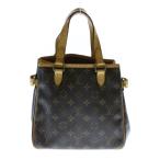 LOUIS VUITTON ルイヴィトン モノグラム バティニョール ハンドバッグ ブラウン PVCレザー M51156