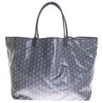 GOYARD ゴヤール サンルイGM コーティングキャンバス レザー トートバッグ グレー