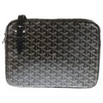 ショッピングゴヤール GOYARD ゴヤール ヨナGM レザーワンショルダーバッグ ハンドバッグ ブラック