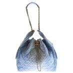 ショッピングCHANEL CHANEL シャネル ホーボー チェーンショルダーバッグ ハンドバッグ インディゴブルー デニム AS5311 ゴールド金具