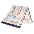 HERMES エルメス 23AW レクタングル コリエ・ド・シアン スカーフ ベージュ カシミヤシルク