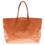 GOYARD ゴヤール サンルイPM トートバッグ ハンドバッグ オレンジ PVC
