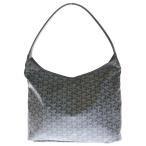 ショッピングゴヤール GOYARD ゴヤール ボエム ホーボー ワンショルダーバッグ トートバッグ ハンドバッグ グレー PVC×レザー ポーチ シルバー金具