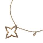 ショッピングau LOUIS VUITTON ルイヴィトン オンブレ ブロッサム ダイヤ ネックレス Au750 K18 PG ピンクゴールド Q03083