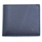 LOUIS VUITTON ルイヴィトン タイガー ポルトフォイユ マルコ ブラック レザー 二つ折り財布 M30865