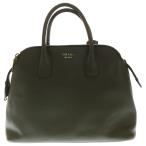 PRADA プラダ サフィアーノ ハンドバッグ カーキ グリーン レザー BN2560 ゴールド金具