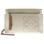 ショッピングロエベ LOEWE ロエベ クラッチバック Tポーチミニ アナグラム ロゴ クラシックカーフレザー ベージュ