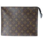 LOUIS VUITTON ルイヴィトン モノグラム ポッシュ トワレ NM レザークラッチバッグ ブラウン M46037