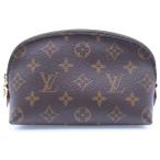 ショッピングVUITTON LOUIS VUITTON ルイヴィトン モノグラム ポシェットコスメティックPM レザーポーチ 小物入れ ブラウン M47515