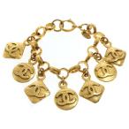 CHANEL シャネル ココマーク ラウンド ブレスレット 7P 29 ゴールド チェーン アクセサリー ヴィンテージ