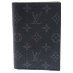 LOUIS VUITTON ルイヴィトン モノグラムエクリプス クーヴェルテュールパスポールNM パスケース ブラック PVC パスポートケース M64501
