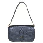 ショッピングLOUIS LOUIS VUITTON ルイヴィトン モノグラムアンプラント ディアヌ 2WAY レザーハンドバッグ ショルダーバッグ ネイビー M46386