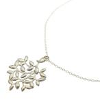 TIFFANY &amp; Co. Tiffany o Lee Brief колье подвеска цепь серебряный 925