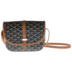 ショッピングゴヤール GOYARD ゴヤール ベルヴェデーレ PM ショルダーバッグ ミニバッグ ショルダーポシェット ブラウン レザー ゴールド金具