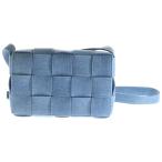 BOTTEGA VENETA ボッテガヴェネタ カセット デニム ショルダーバッグ ミニバッグ ショルダーポシェット ライトブルー