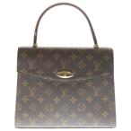 LOUIS VUITTON ルイヴィトン モノグラム マルゼルブ ハンドバッグ ブラウン レザー×PVC M51379 ゴールド金具