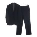  Burberry Black Label полоса рисунок шерсть выставить костюм 2B tailored jacket слаксы брюки черный BMD17-504-09