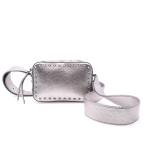 ショッピングスタッズ JIMMY CHOO ジミーチュウ ペガシ スタースタッズ ショルダーバッグ カメラバッグ ミニバッグ シルバー レザー