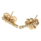 TIFFANY &amp; Co. ティファニー フルール ド リス ステム ピアス イエローゴールド Au750YG ジュエリー