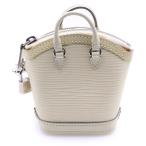 LOUIS VUITTON ルイヴィトン エピ バッグチャーム ミニロックイット ホワイト レザー