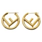 FENDI フェンディ エフイズ ロゴ フープ ピアス GP ゴールド アクセサリー