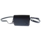 LOUIS VUITTON ルイヴィトン アエログラム ファストラインウェアラブルウォレット LV レザーショルダーバッグ ブラック M82085