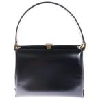 GUCCI グッチ オールドグッチ ハンドバッグ ブラック ゴールド金具 レザー 000.01.1269