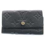 ショッピングヴィトン ルイヴィトン モノグラムアンプラント ミュルティクレ6 キーホルダー キーリング キーケース レザー M64421 ゴールド金具