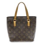 LOUIS VUITTON ルイヴィトン モノグラム ヴァヴァンPM トートバッグ ハンドバッグ ミニバッグ ブラウン レザー×PVC M51172 ゴールド金具