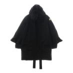 MONCLER モンクレール sacaiコラボ バルーン ファー ダウンジャケット ブラック 1 レディース