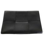 ボッテガヴェネタ マキシイントレチャート アルコドキュメントケース クラッチバッグ セカンドバッグ ブラック レザー 680169