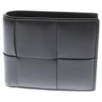 ショッピングbottega BOTTEGA VENETA ボッテガヴェネタ 二つ折り財布 コンパクトウォレット カードケース ブラウン レザー 649605