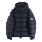 ショッピングmoncler MONCLER モンクレール 18AW MAYA マヤ ワッペンロゴ フーデッド ジップアップ ダウンジャケット ブラック D20914036605 53227