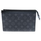 ショッピングヴィトン ルイヴィトン モノグラムエクリプス ガストン・ウェアラブル ウォレット ショルダーバッグ ミニバッグ レザー×PVC M81124 シルバー金具