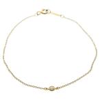 TIFFANY&Co ティファニー バイザヤード ブレスレット Au750 K18 YG イエローゴールド 1Pダイヤモンド