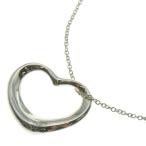 TIFFANY&amp;Co ティファニー オープンハート ネックレス ラージ ペンダント チェーン シルバー SV925 8.9g