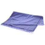 HERMES エルメス 大判ストール ブルー カシミヤ