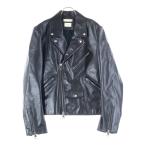 BOTTEGA VENETA ボッテガヴェネタ 19AW カーフレザー 中綿 ダブル ライダースジャケット ブラック 565155 VF3K0