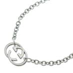 GUCCI Gucci Inter locking G цепь колье серебряный 