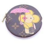 LOUIS VUITTON ルイヴィトン モノグラム ポルトモネ ロン ヴィヴィエンヌ ブラウン イエロー PVC コインケース M69057 ICタイプ