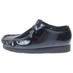 SUPREME シュプリーム ×Clarks Patent Leather Wallabee クラークス パテントレザーワラビー ローカットシューズ ブラック