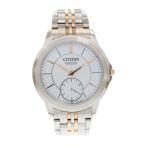 CITIZEN シチズン AQ5004-55A エクシード エコドライブ 40周年記念モデル シルバー文字盤 SS/ソーラー 腕時計 メンズ