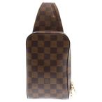 LOUIS VUITTON Louis Vuitton Damier Geronimo sN51994 Brown PVC сумка "body" 