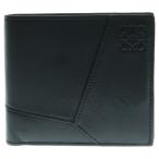 ショッピングロエベ LOEWE ロエベ パズル アナグラム 2つ折り財布 コンパクトウォレット カードケース ブラック レザー