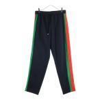 GUCCI グッチ XJETG ライトネオプレン サイドライントラックパンツ ジャージ ブラック 715186