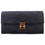 LOUIS VUITTON ルイヴィトン モノグラムアンプラント ポルトフォイユ・サラ メティス ノワール M82638 ICタイプ 長財布 ロングウォレット ブラック ゴールド金具