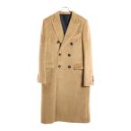 ショッピングセリーヌ CELINE セリーヌ 20AW アルパカ ウール シャギー ダブルブレスト ピークドラペル チェスター ロング コート ブラウン 2M027046K