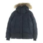 CANADA GOOSE カナダグース WYNDHAM PARKA ロゴワッペン ダウンジャケット ブラック 3808M